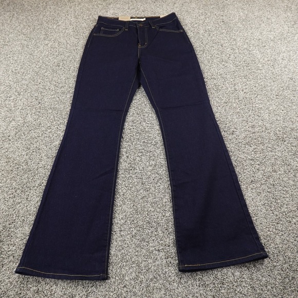 NEW Levis Jeans Womens 27 Blue Denim Pants 725 High Rise Boot Stretch Western - Picture 2 of 15